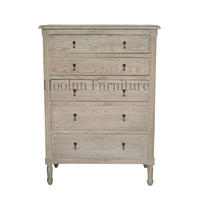 Antique solid wood chest drawers for bedroom furniture HL883