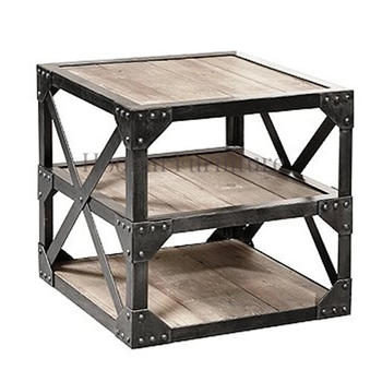 Living Room Side Table Retro French Industrial Furniture HL406