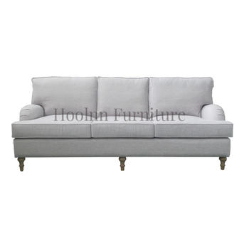 Luxury Charcoal Linen Antique Chesterfield style Sofa for Living Room S1026