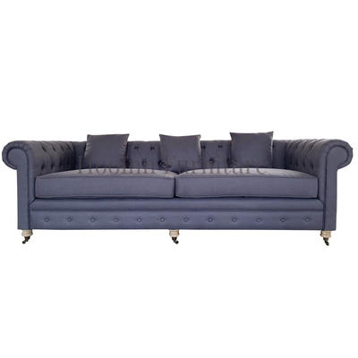 French country style chesterfield sofa for living room S1078