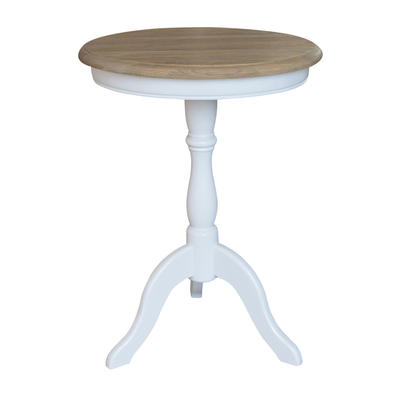 French-style Round Wooden Side Table HL338