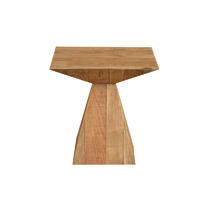 Oak wood Side Table special shape HL351