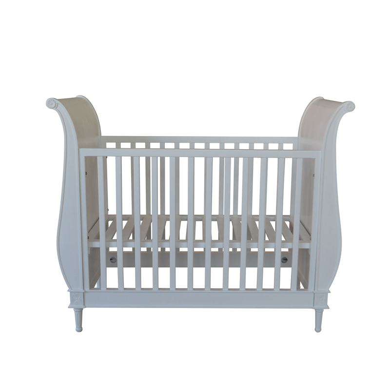 European Provincial Style Wooden Cot Baby Bed BF09