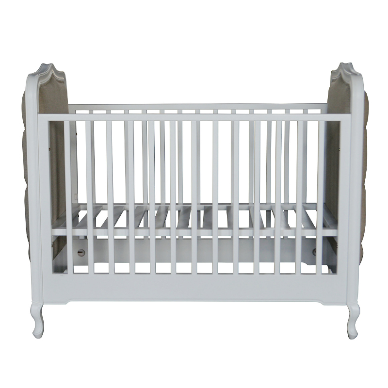 French Style Wooden Baby Cot Furniture HL049
