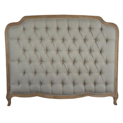 French-style Antique Hotel Room Furniture Wooden Luxurious Headboards King Size 1 Bed HL159HBQ