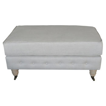 French-style Antique Wooden Velvet Upholstered Bench HL288-1