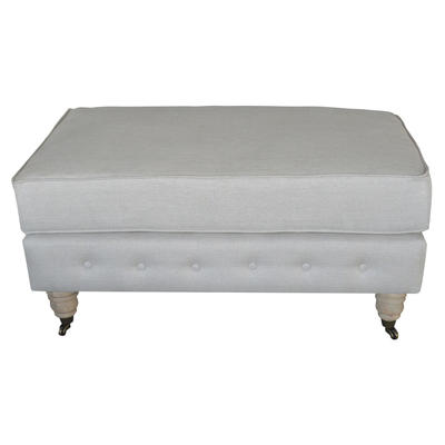 French-style Antique Wooden Velvet Upholstered Bench HL288-1