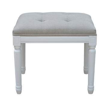 French-style Antique Wooden Upholstered Bench HL297S
