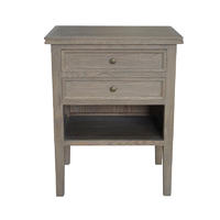 Antique French-style Wooden Nightstand HL038
