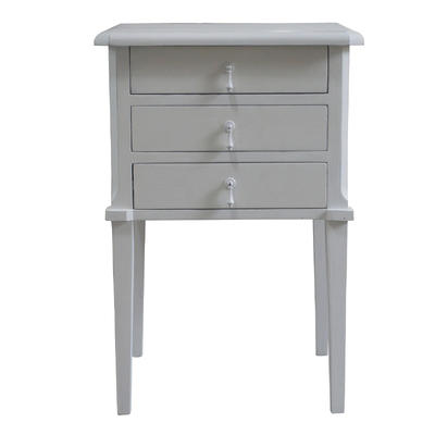 French style Bedside table with 3 Drawers