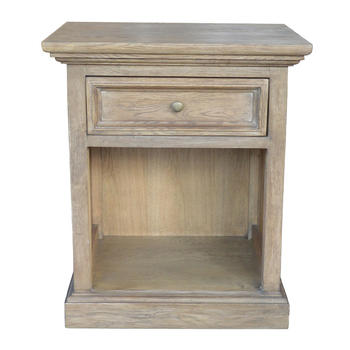 Antique French-style Nightstand Wooden Bedside Cabinet Table HL133