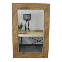 French Style Furniture salvaged wooden mirror HL050