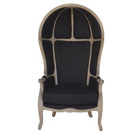 French Burlap-backed Leisure Chair for living room S1509