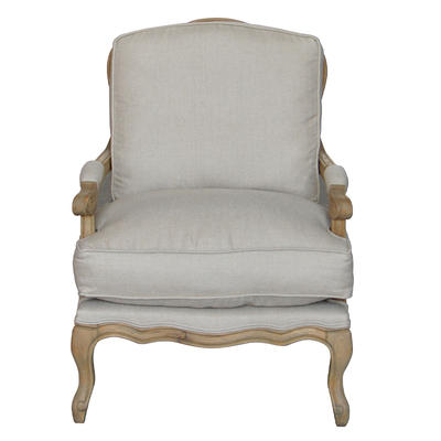 French Style ArmChair Wooden Wing Back Arm Chair S1070S