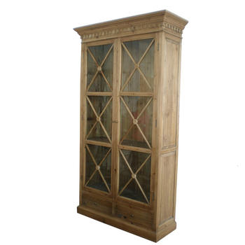 French Style Glass Cabinet Latest Design 2015 W5810-1