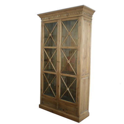 French Style Glass Cabinet Latest Design 2015 W5810-1
