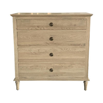 Chest Of Wooden Box Wood Stool With Drawers HL156