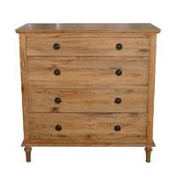 Solid Wood Chest Of Drawers Wood Stool Hl156-1