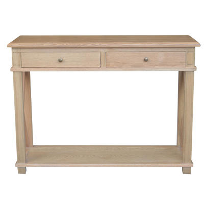 Oak Console table with drawers HL541-110