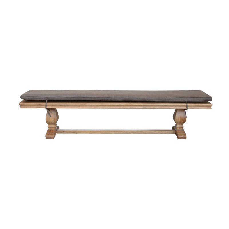 Wood Dining Bench French Style T159-BNH