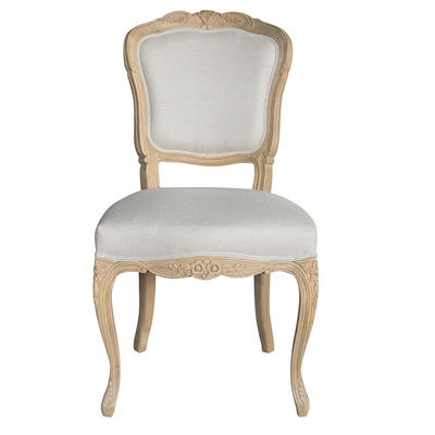 French stylish dining chair with hand carved cane back P2149-1