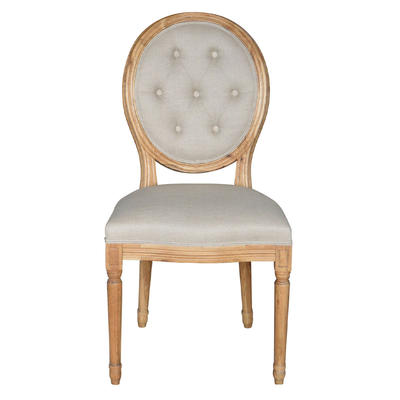French Stylish Round-back Upholstered Dining Chair P2196-3