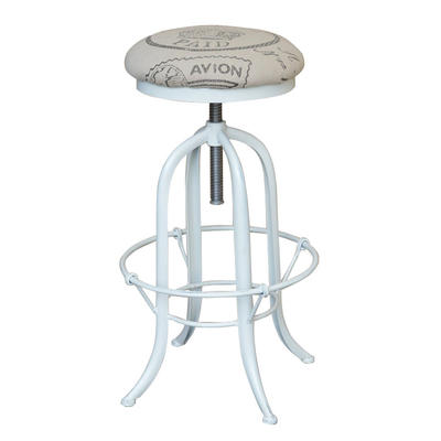 HL425 French Style Vintage Wooden Metal Bar Stool