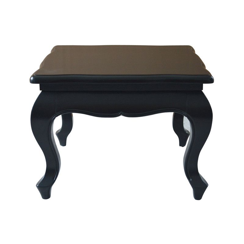 Antique Black Wooden Side Table Hl310, Antique Black End Tables