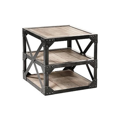 Retro French Industrial Furniture Side Table HL406