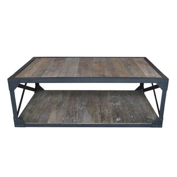 French Vintage Industrial Coffee Table HL408