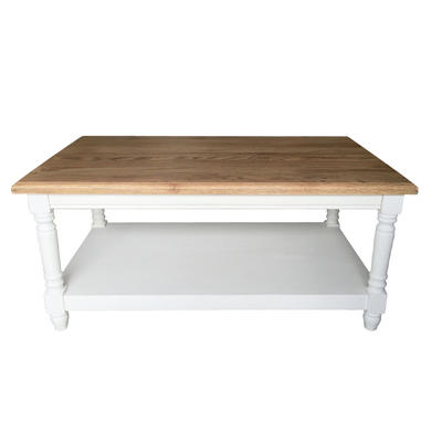 French White Wash Coffee Table For Living Room HL914S